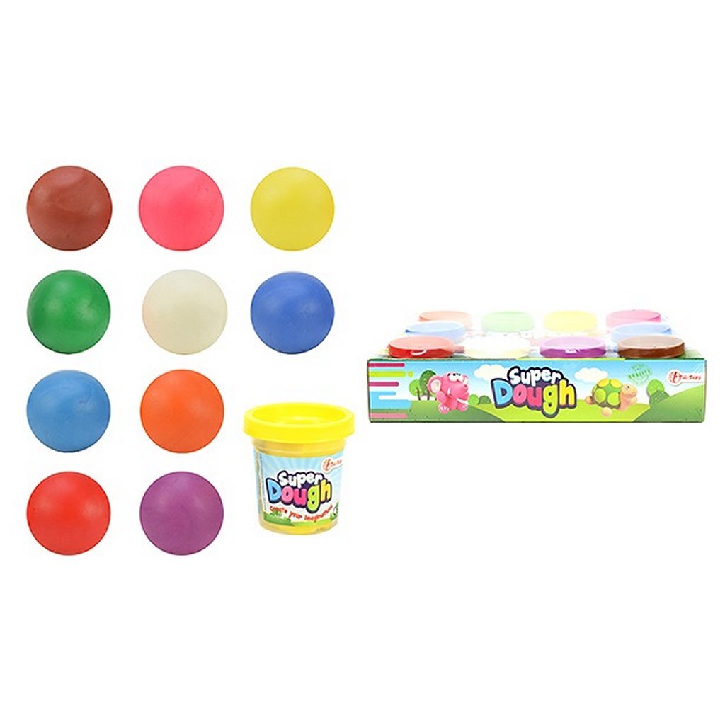 Toi-Toys Super Dough Boetseerklei 10 Potjes