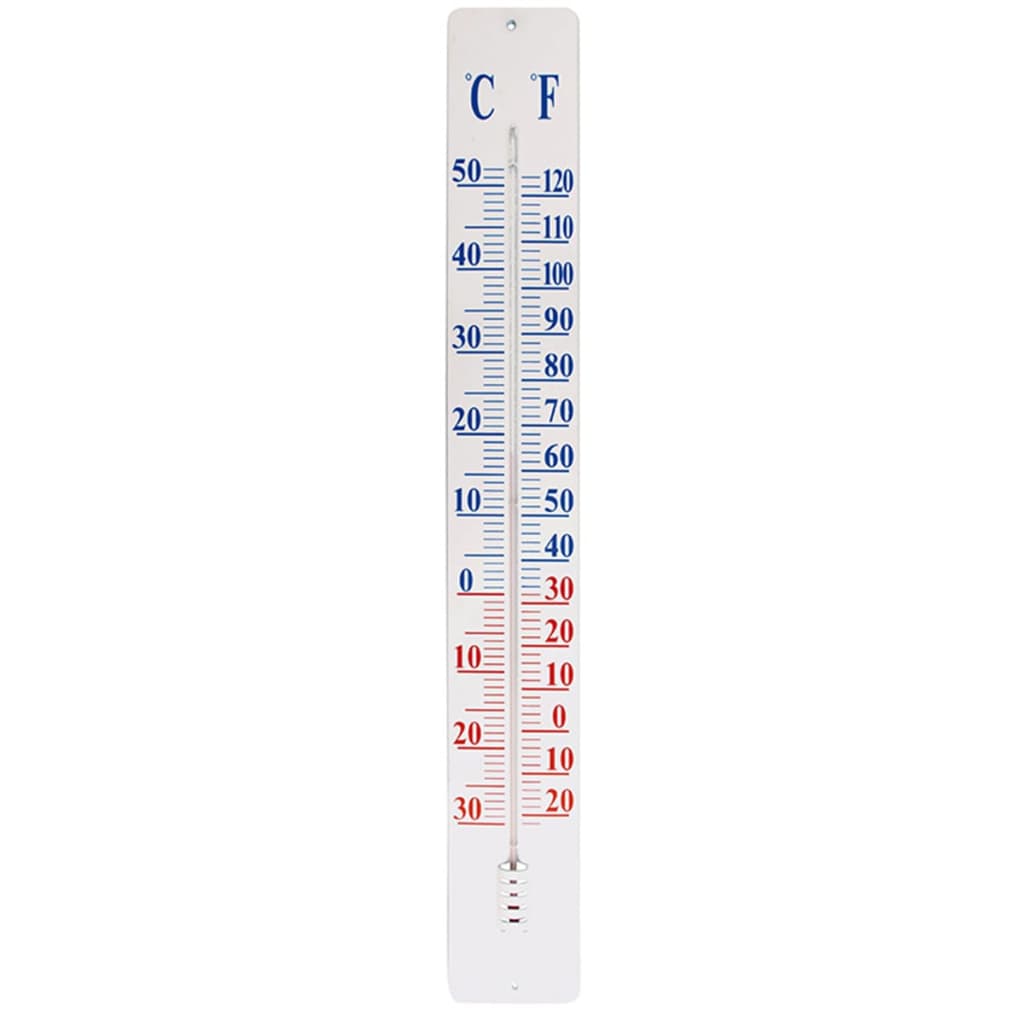 Esschert design esschert design thermometer op wandplaat th9 90 cm