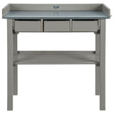 Esschert design tuinwerktafel grijs cf29g