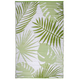 Esschert design buitenkleed 241x152 cm jungle bladeren oc22