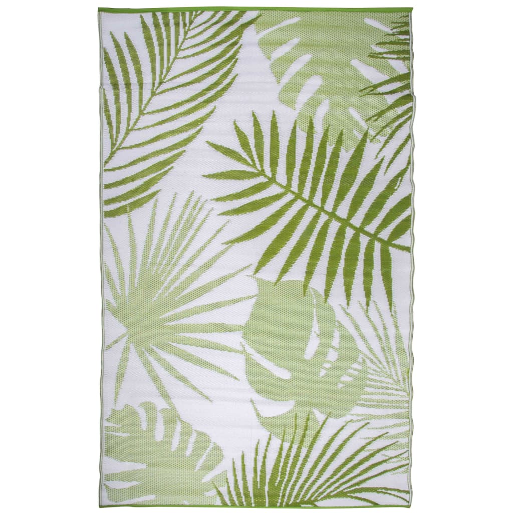 Esschert design esschert design buitenkleed 241x152 cm jungle bladeren oc22