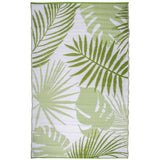 Esschert design esschert design buitenkleed 241x152 cm jungle bladeren oc22