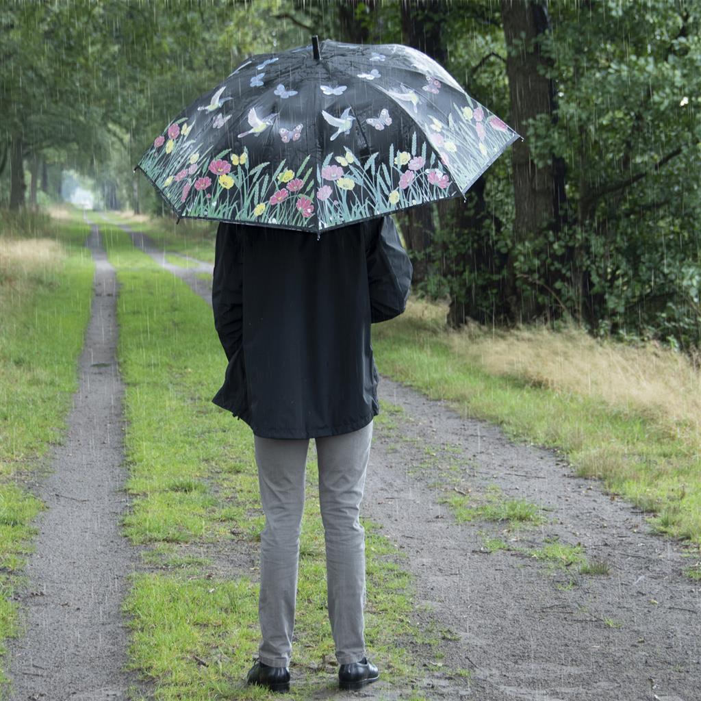 Esschert design kleur veranderende paraplu bloemenwijde