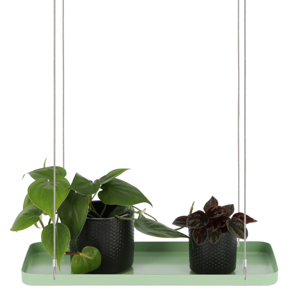 Esschert design esschert design plantenblad hangend rechthoekig s groen