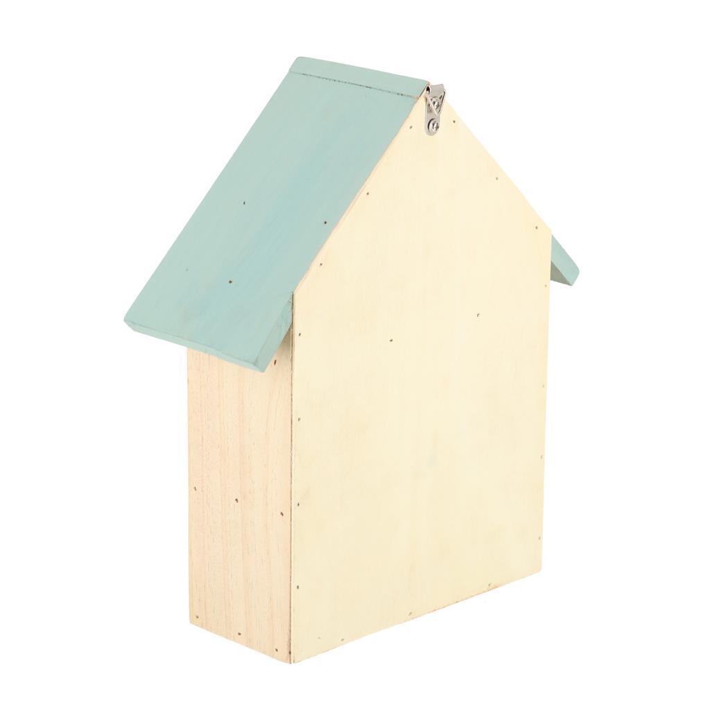 Esschert Design Esschert Design Houten Insectenhotel 10x24x29 cm Naturel Mintgroen