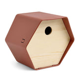 Capi capi vogelhuisje hive 1 rond gat 19x23x20 cm bruin