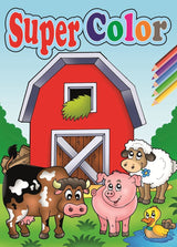 Boek specials nederland bv super kleurboek a4, 192 pag 4 ass (12 st
