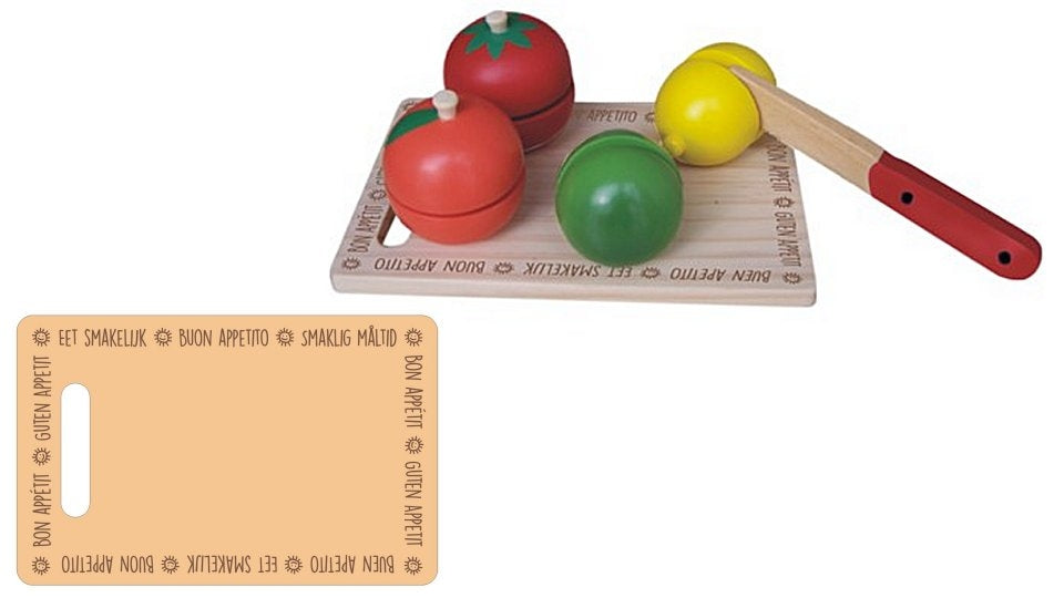 Simply for kids simply for houten fruit snijset