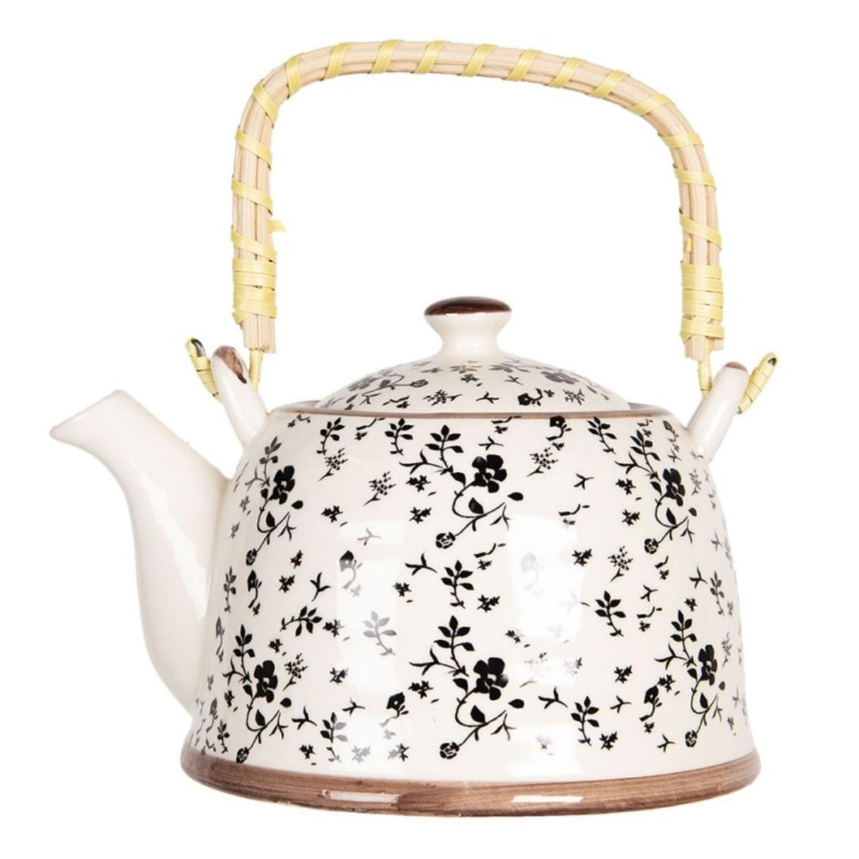 Clayre eef theepot met filter 800ml 18x14x12cm