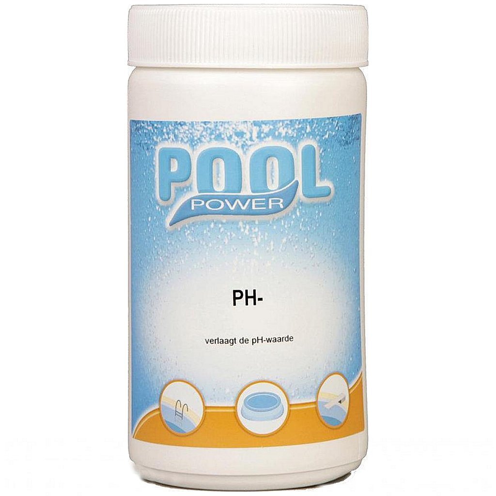 Pool power pool ph-min (ph verlager) flacon 1.5 kg