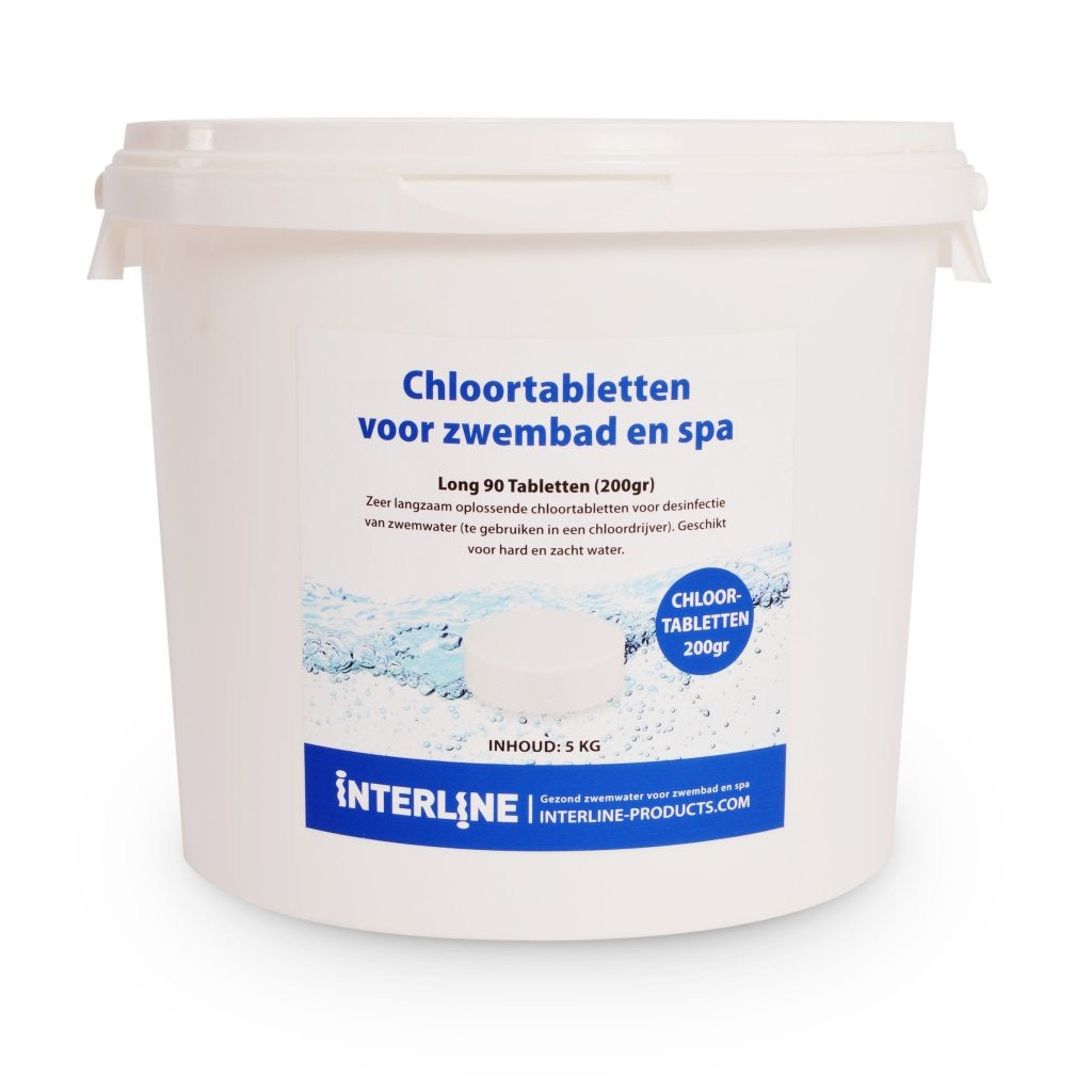 Interline Chloortabletten Long90 200gram 5kg