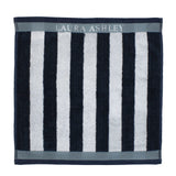 Laura Ashley Laura Ashley Keukendoek Midnight Stripe 50x50 cm Donkerblauw