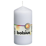 Bolsius Bolsius Stompkaarsen 10 st 120x58 mm wit