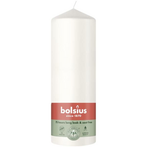 Bolsius stompkaars 200 68 - wit