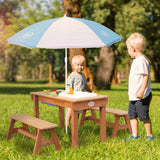 AXI AXI Zanden waterpicknicktafel Dennis met speelkeuken en bankjes