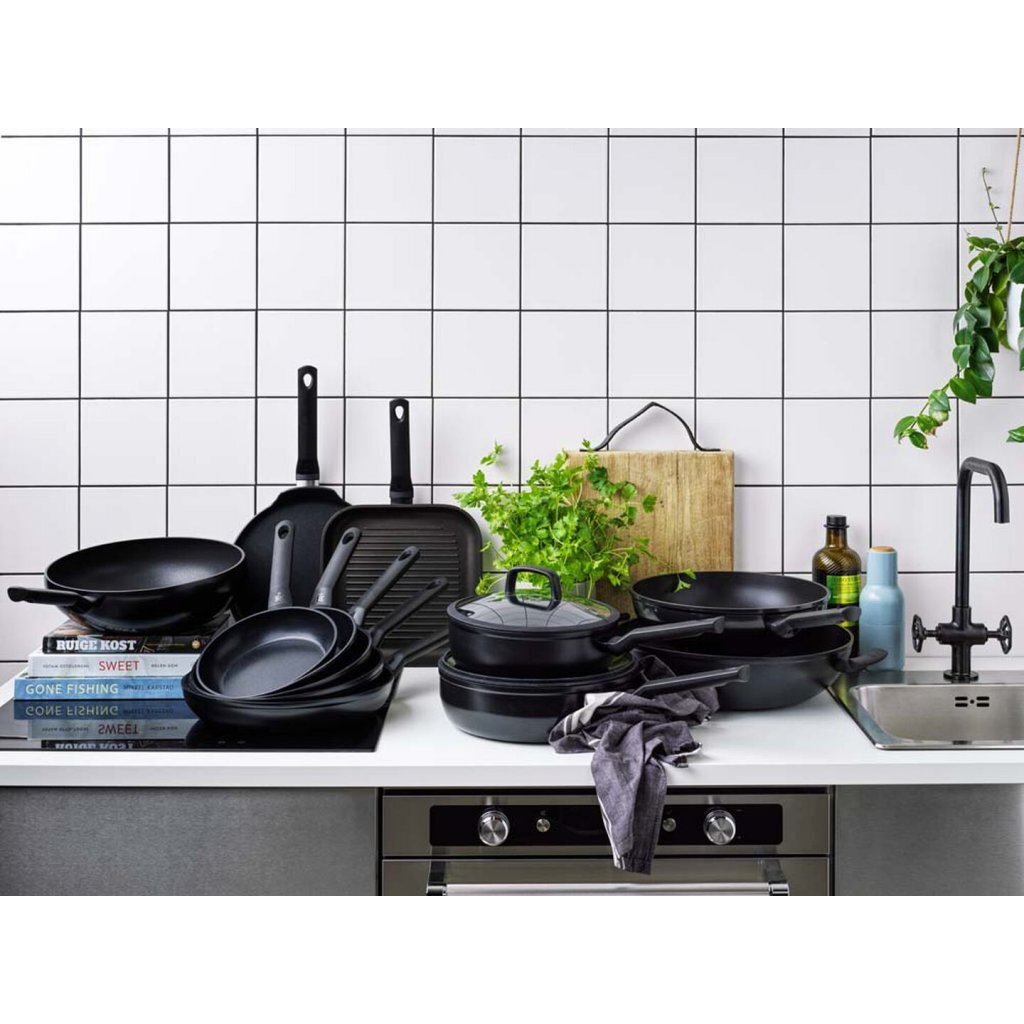 Bk bk easy induction koekenpan 20 cm zwart