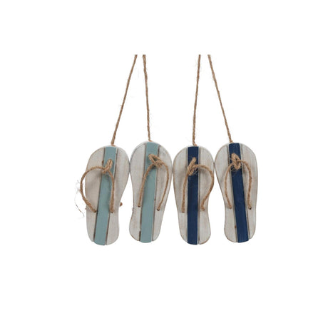 Countryfield hanger sandalen naturel wit 10x8cm