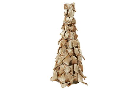 Countryfield strik kerstboom royals l 60x20x60cm - goud