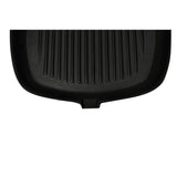 Vidaxl grillpan met houten handvat gietijzer 20x20 cm