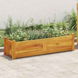 Vidaxl plantenbak verhoogd 100x30x25 cm acaciahout