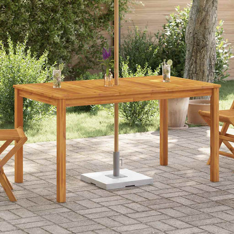Vidaxl tuintafel 140x80x74 cm massief acaciahout