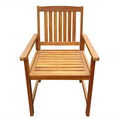 Vidaxl tuinstoelen 2 st massief acaciahout bruin