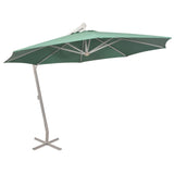 VidaXL Zweefparasol met aluminium paal 350 cm groen