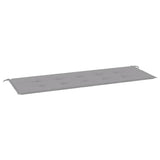 Vidaxl tuinbankkussen 150x50x4 cm oxford stof grijs
