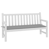 Vidaxl tuinbankkussen 150x50x4 cm oxford stof grijs