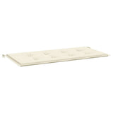 Vidaxl tuinbankkussen 100x50x4 cm oxford stof crèmekleurig
