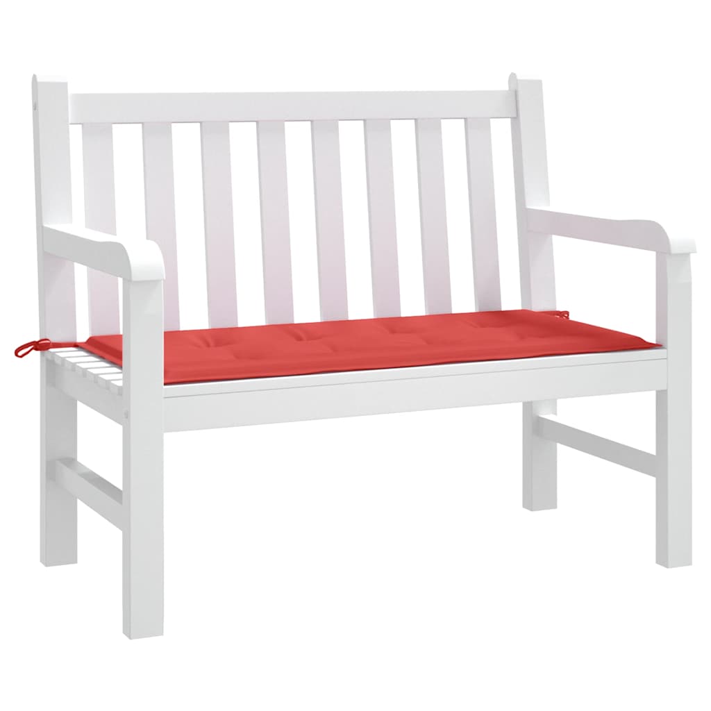 Vidaxl tuinbankkussen 120x50x4 cm oxford stof rood