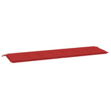 Vidaxl tuinbankkussen 180x50x3 cm oxford stof rood