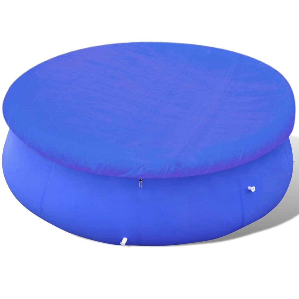 Vidaxl zwembadafdekking pe rond 460 cm 90 g m²