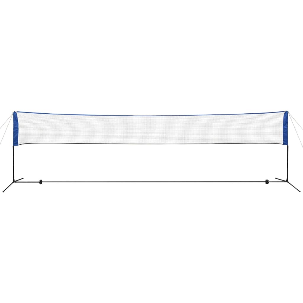 Vidaxl badmintonnet met shuttles 600 x 155 cm