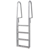 Vidaxl dok zwembadladder met 4 treden aluminium 167 cm