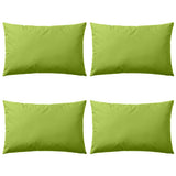 Vidaxl buitenkussens 60x40 cm appeltjesgroen 4 st