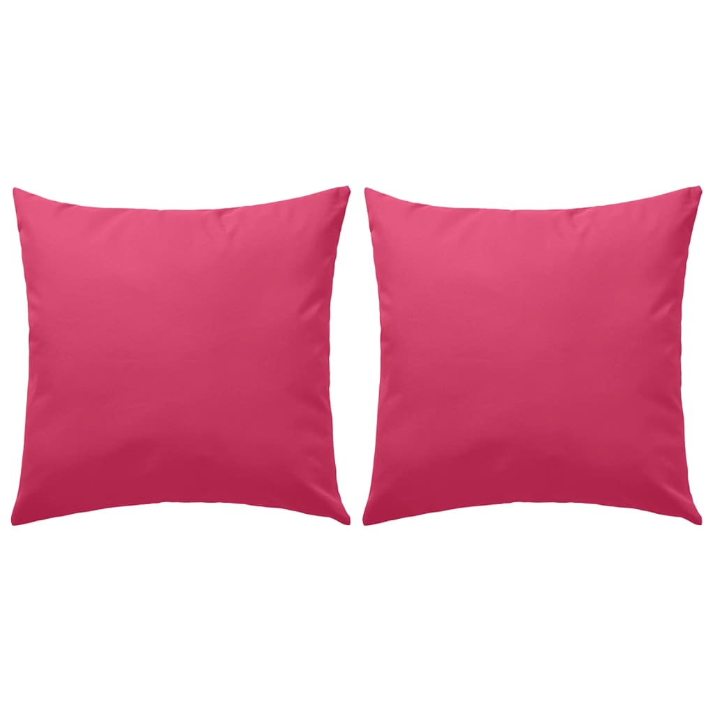 Vidaxl buitenkussens 45x45 cm roze 2 st