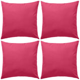 Vidaxl buitenkussens 45x45 cm roze 4 st