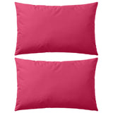 VidaXL Buitenkussens 60x40 cm roze 2 st