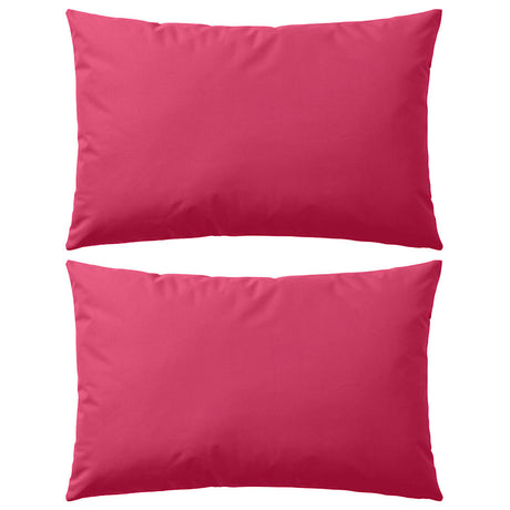 Vidaxl buitenkussens 60x40 cm roze 2 st