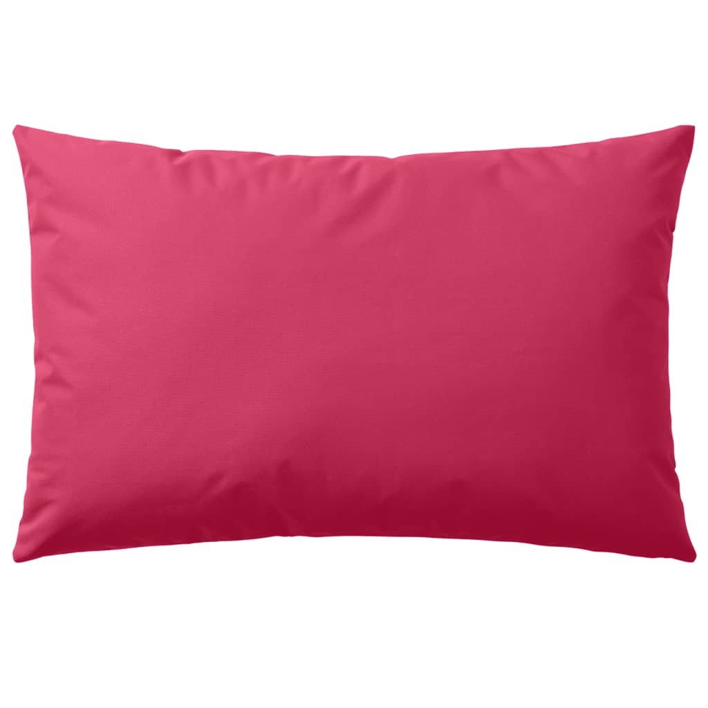 VidaXL Buitenkussens 60x40 cm roze 2 st