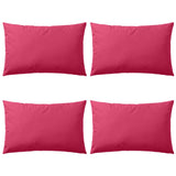 VidaXL Buitenkussens 60x40 cm roze 4 st