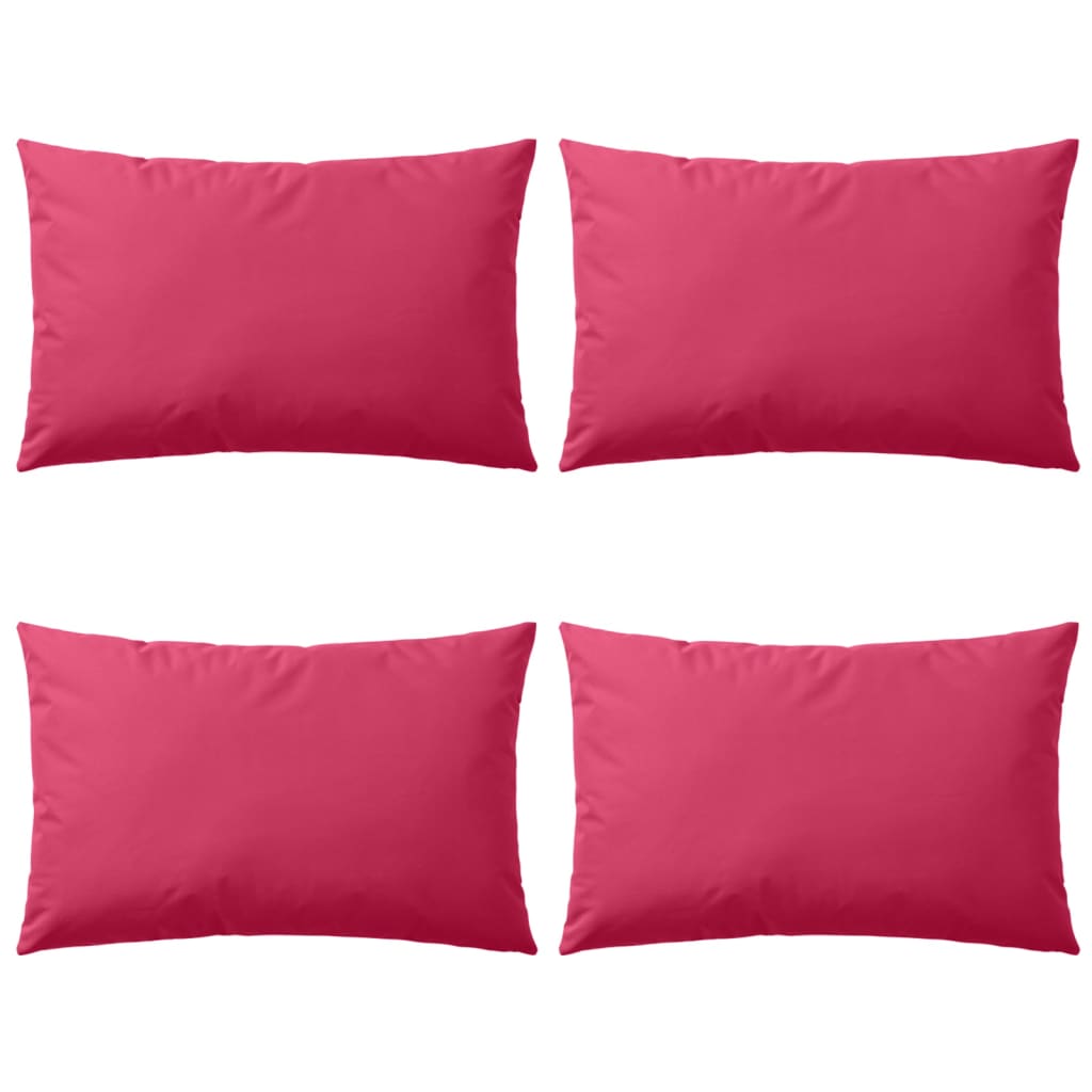 Vidaxl buitenkussens 60x40 cm roze 4 st