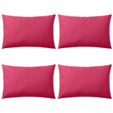 Vidaxl buitenkussens 60x40 cm roze 4 st