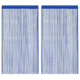Vidaxl draadgordijnen 100x250 cm blauw 2 st