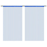 VidaXL Draadgordijnen 140x250 cm blauw 2 st