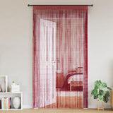 Vidaxl dradengordijnen 100x250 cm wijnrood 2 st