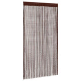 Vidaxl draadgordijnen 140x250 cm bruin 2 st