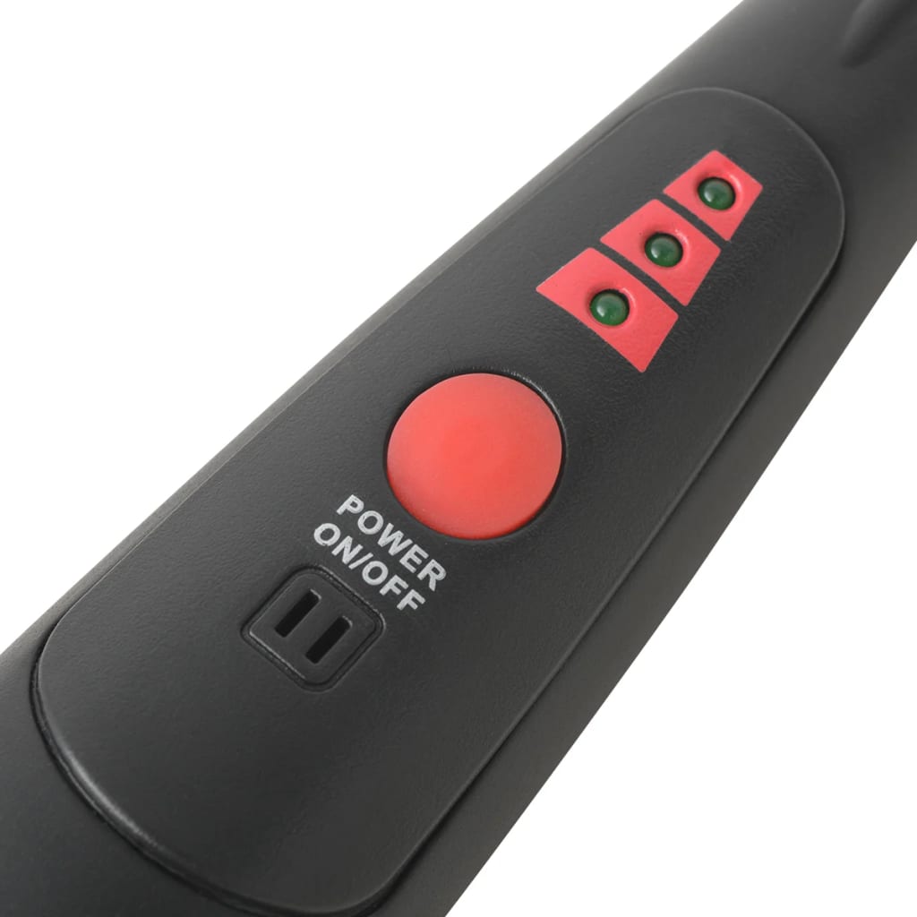 Vidaxl pinpointer metaaldetector zwart en rood