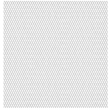 Vidaxl draadhek 50x50 cm 30x17x2,5 mm roestvrij staal